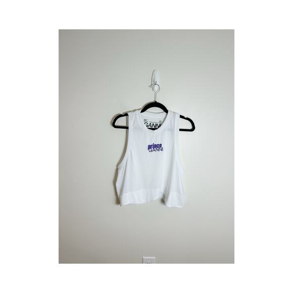 GANNI x Prince Active Mesh White Top Size XL - Picture 4 of 11